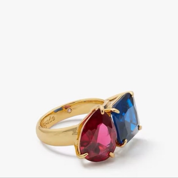 $98 Kate Spade Showtime Ring blue - Picture 4 of 7